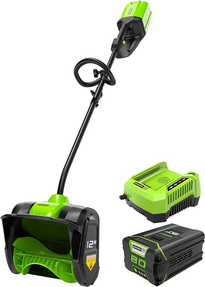 Greenworks 80V 12" Brushless Cordless Snow Shovel
